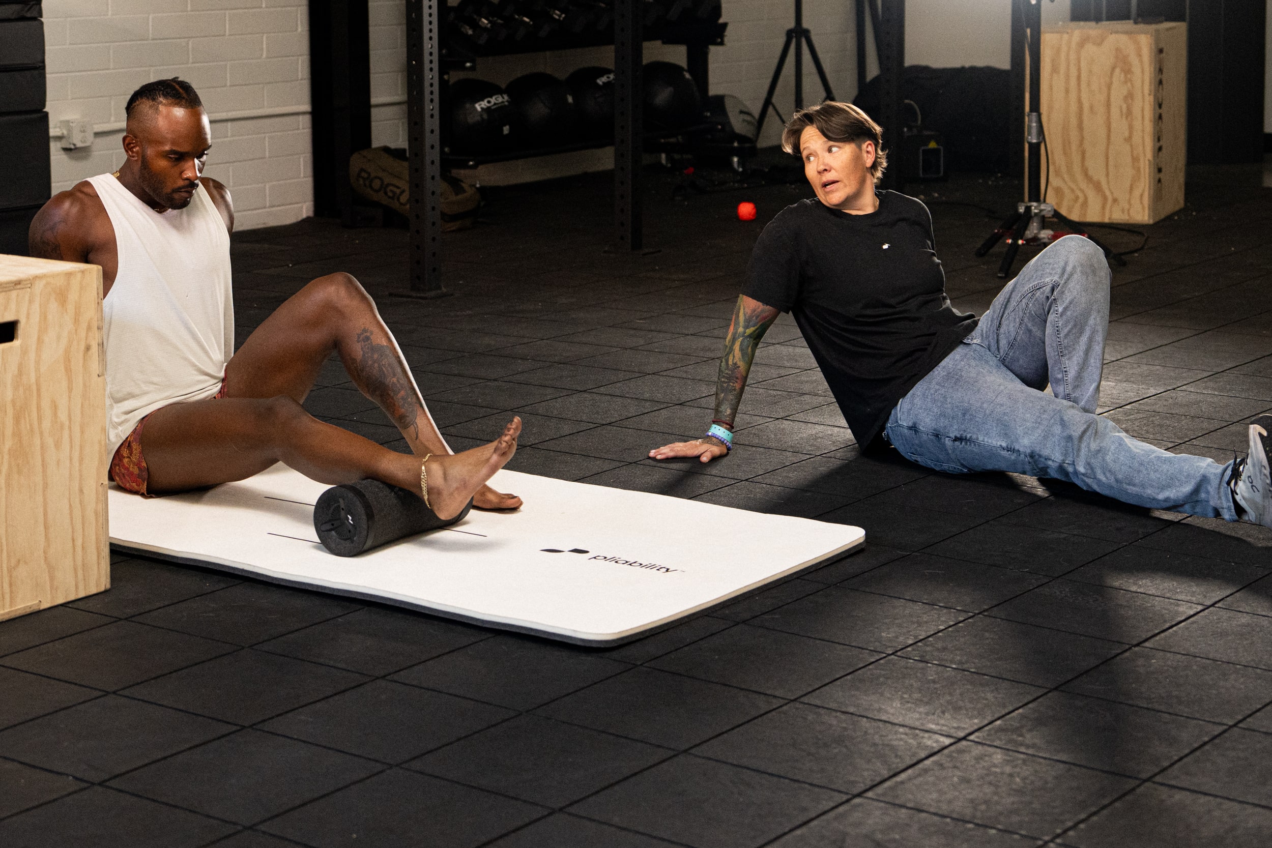 person on mat - How to Reduce Stiffness After Ankle Sprain