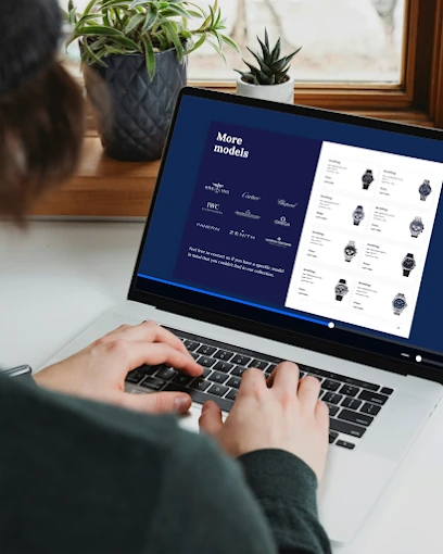 Utilisateur naviguant sur le catalogue interactif Daniel De Guy sur tablette