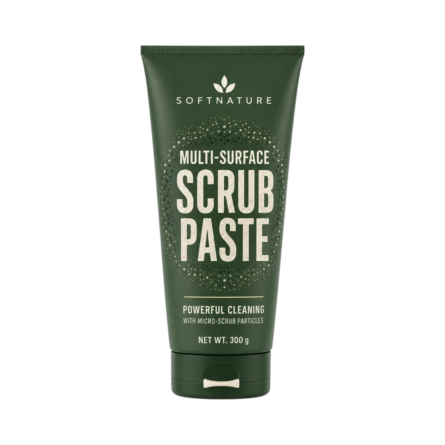 Private label body scrub in tube packaging