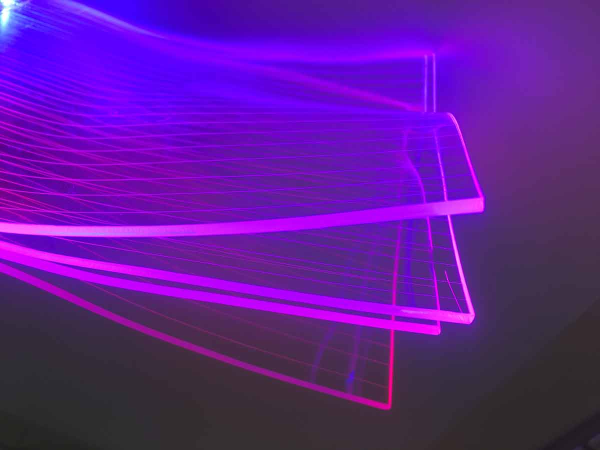 Pre-tests and experiments for the Lichtwerk lamp