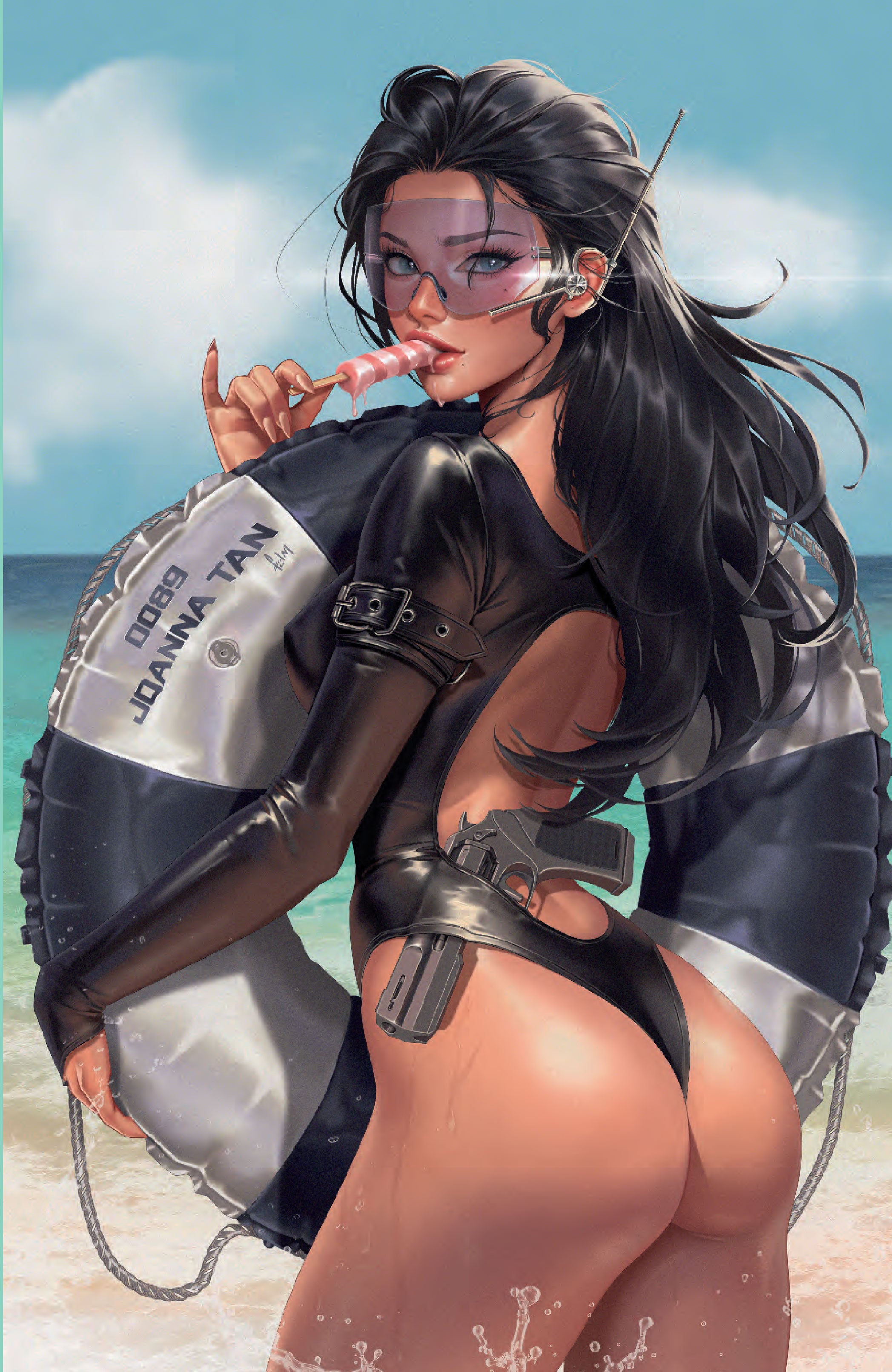 Gun Honey #2 FADIME YILDIRIM HeroesCon Exclusive Virgin Variant comic book cover.