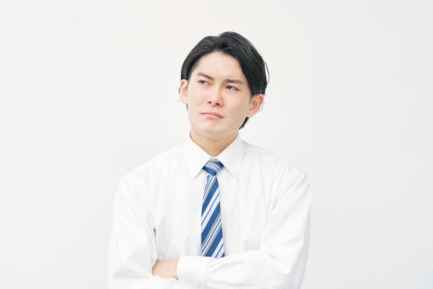 イライラしている男性