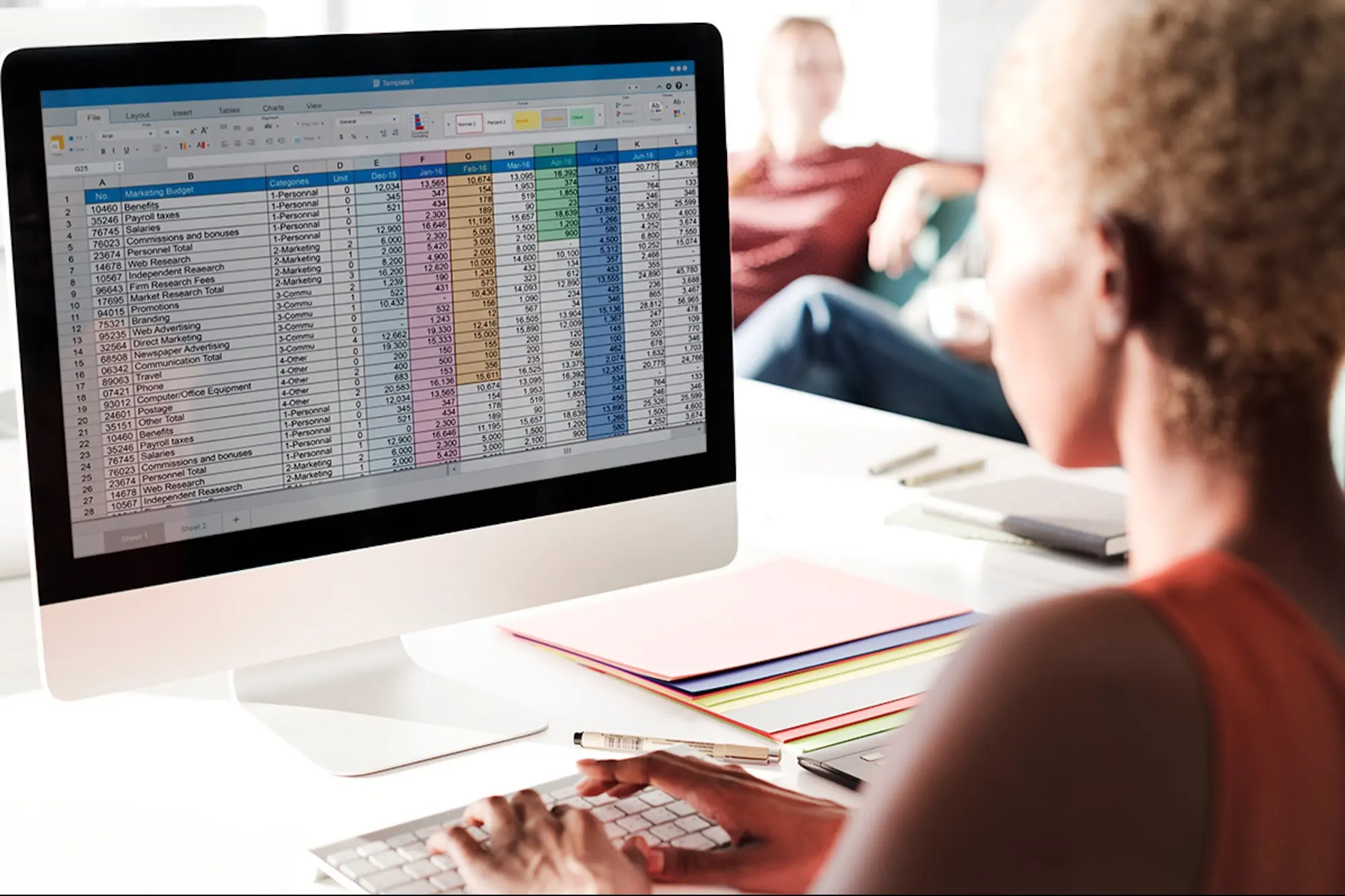 person working - How to Count Filtered Rows in Excel