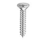 Parafuso Auto Atarraxante Cabeça Chata - Fenda Phillips