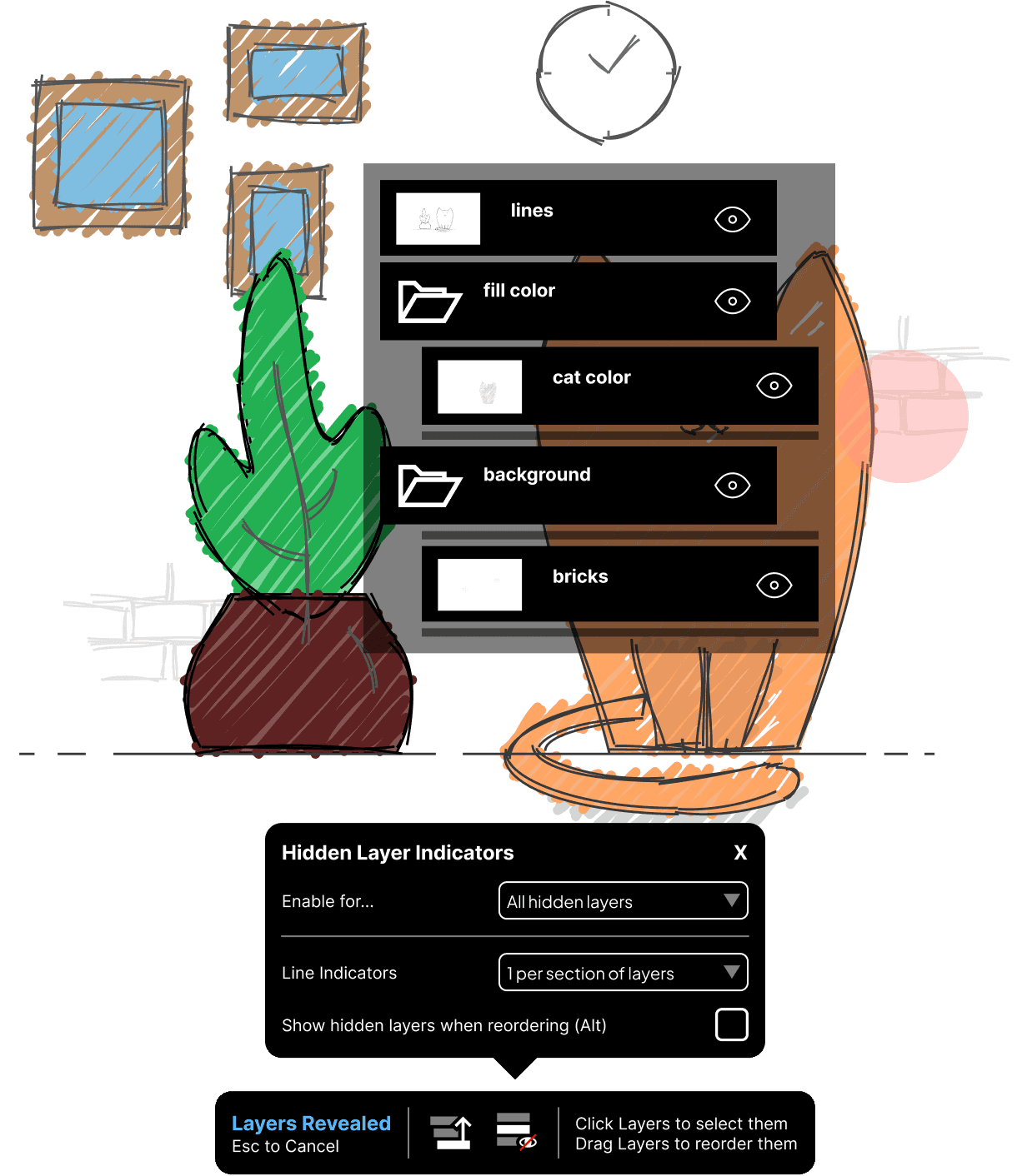 Mid-Fidelity Prototype: Hidden Layers