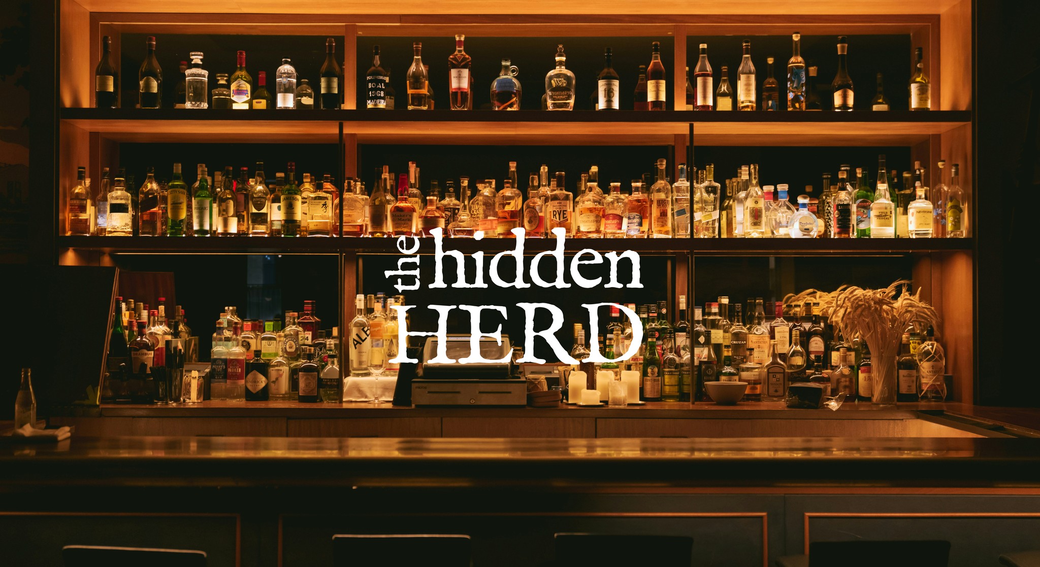 speakeasy bar with alcohol bottles