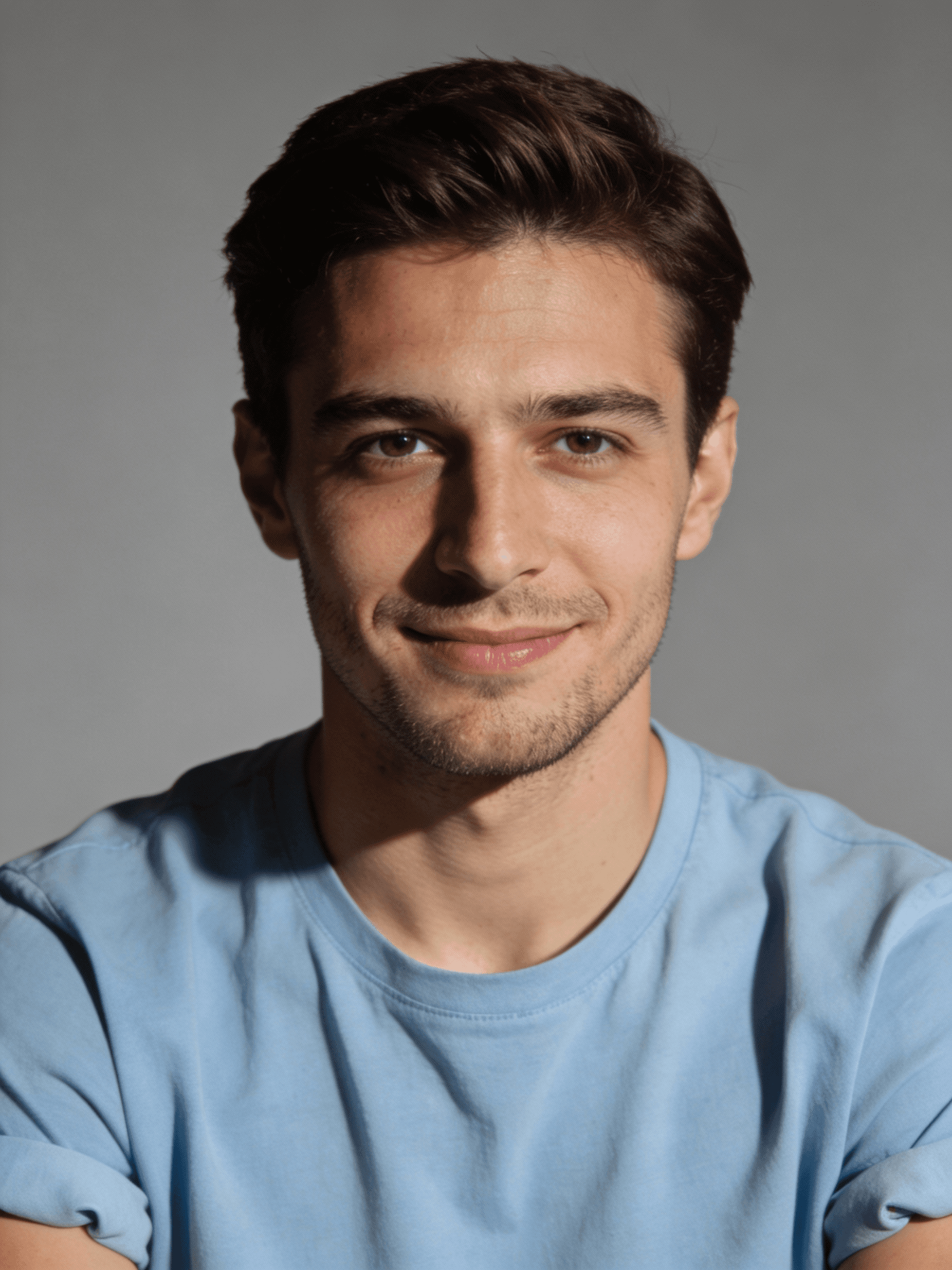 headshot of young man