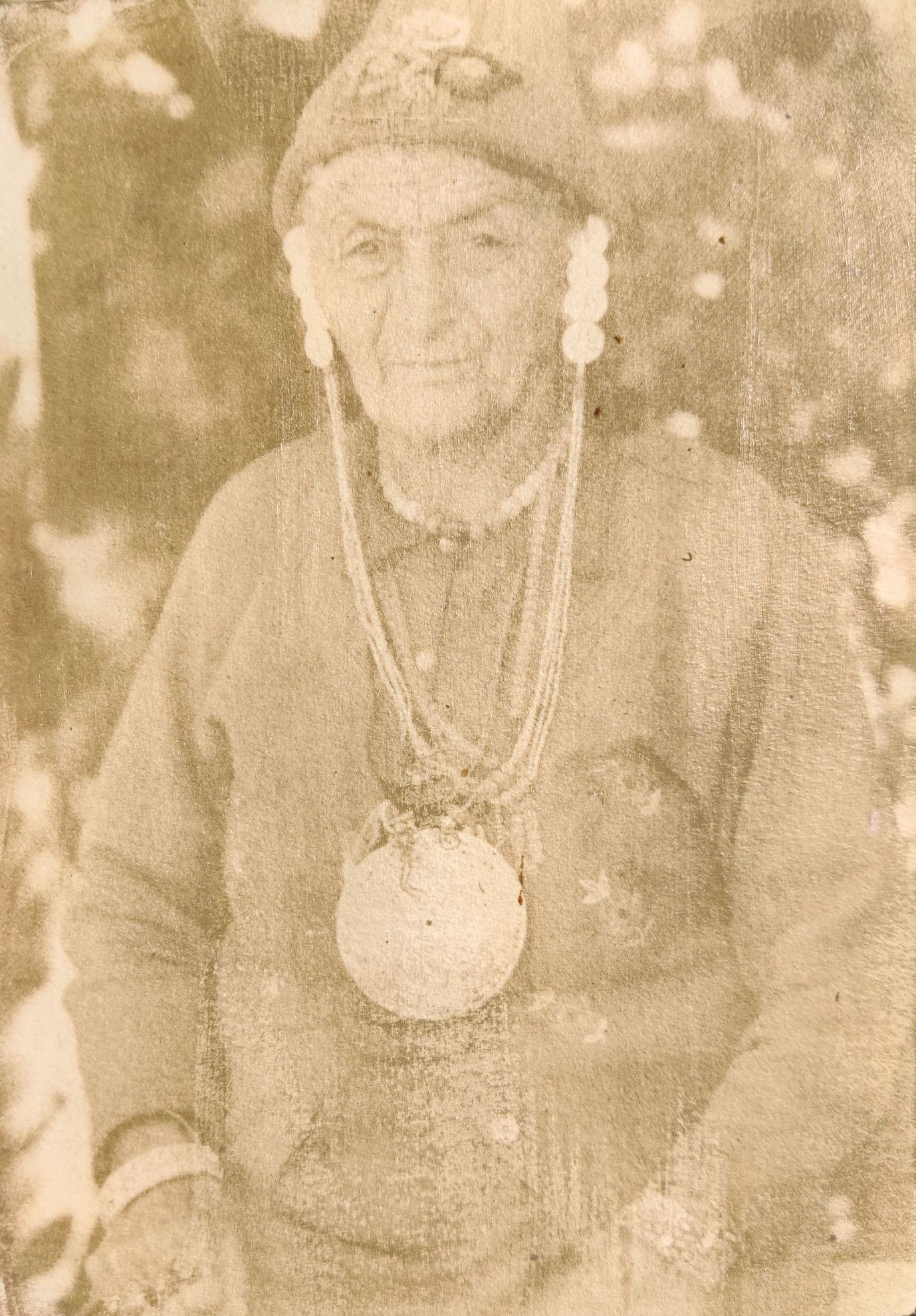 herd of sheep on road painting