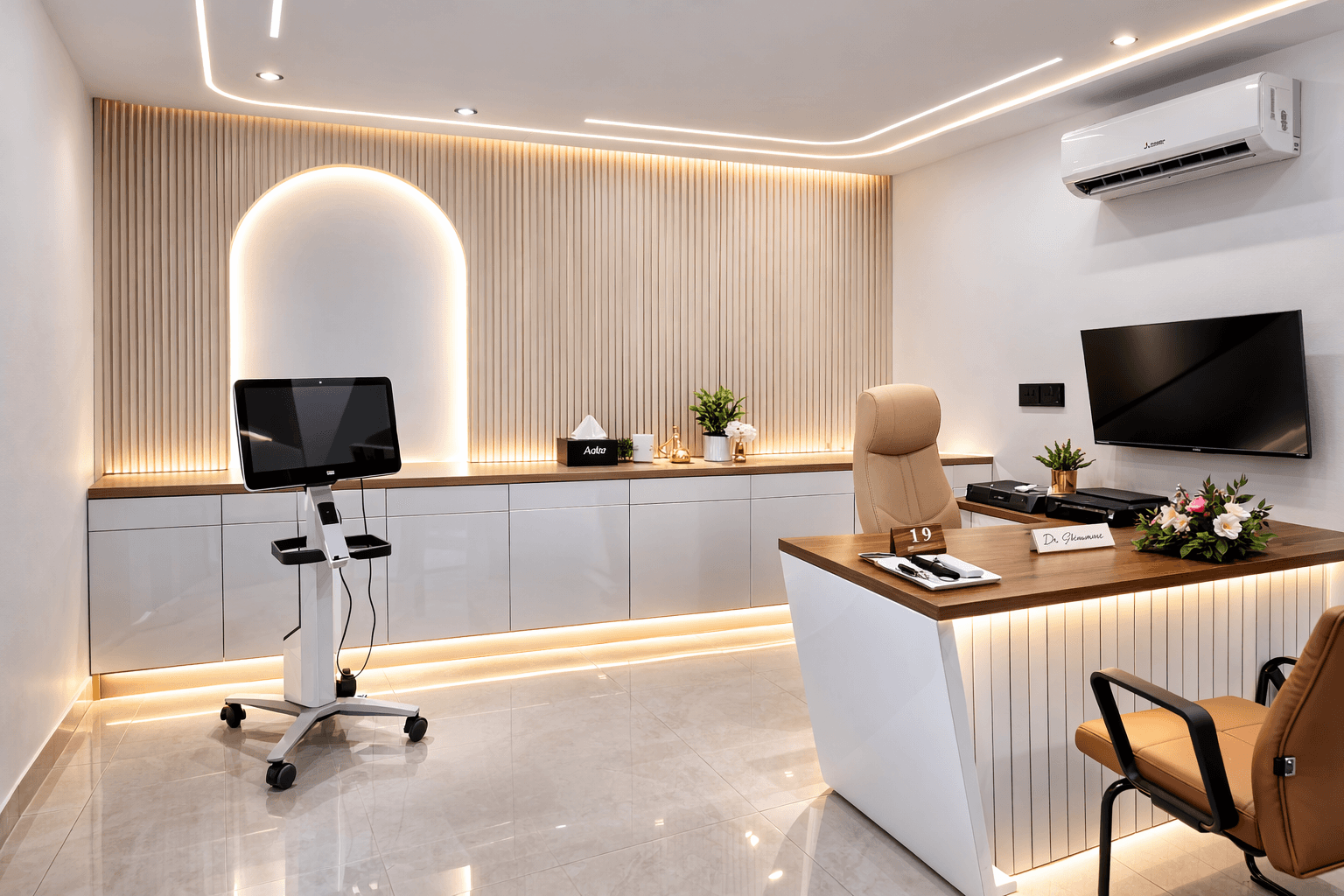 Modern two-story home with large glass windows, warmly lit interiors, and a balcony. Surrounded by trees and a manicured lawn at dusk. Cozy ambiance.