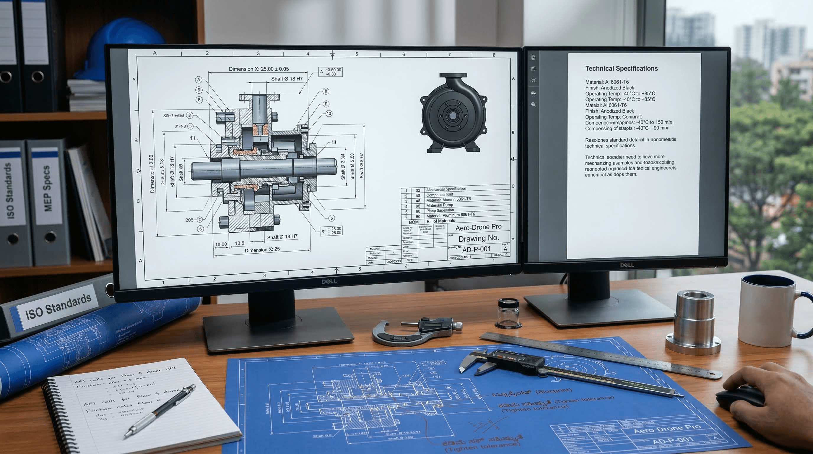 Engineering Drawings &  Specifications