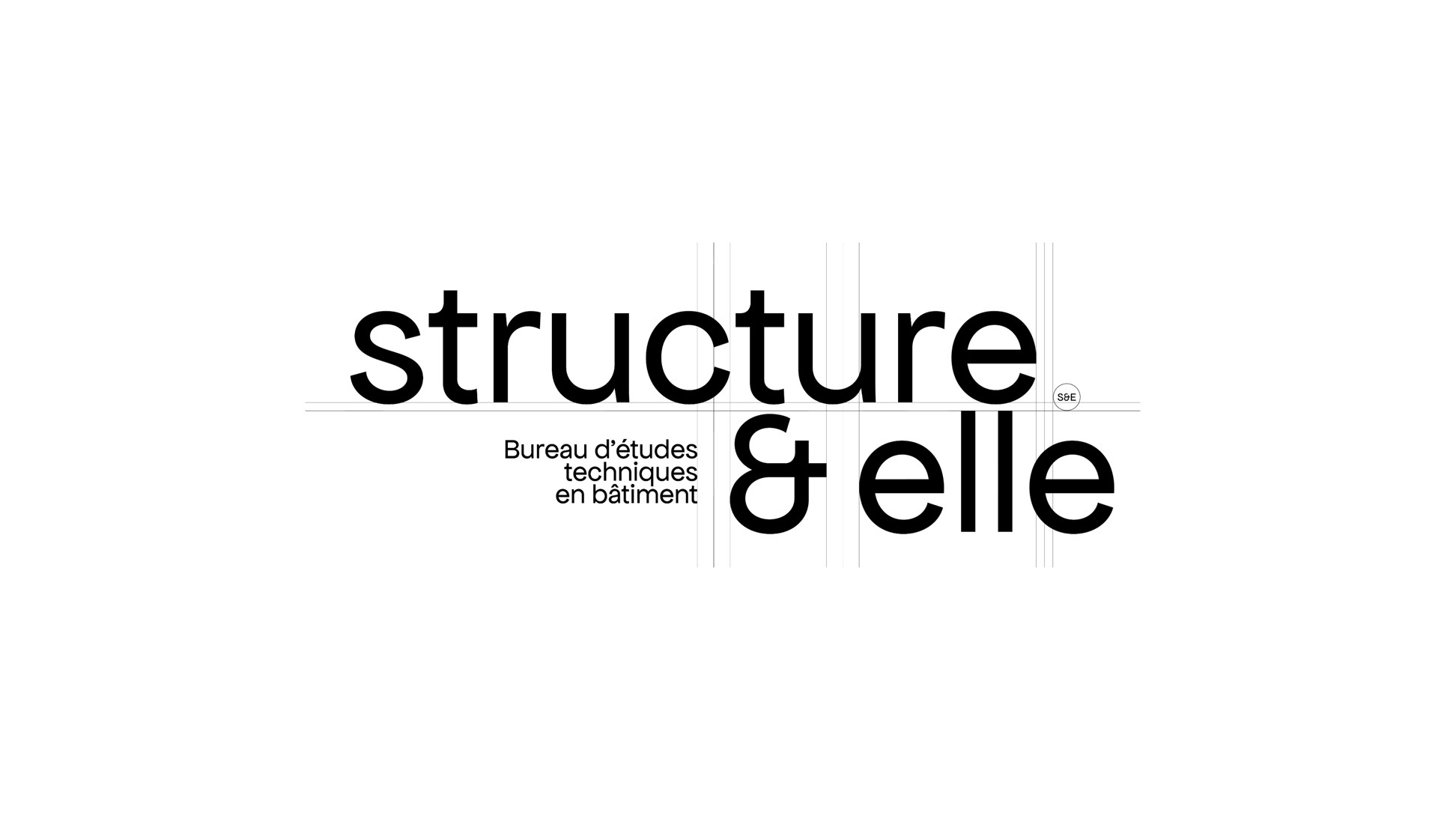 Construction du logo Structure & Elle.