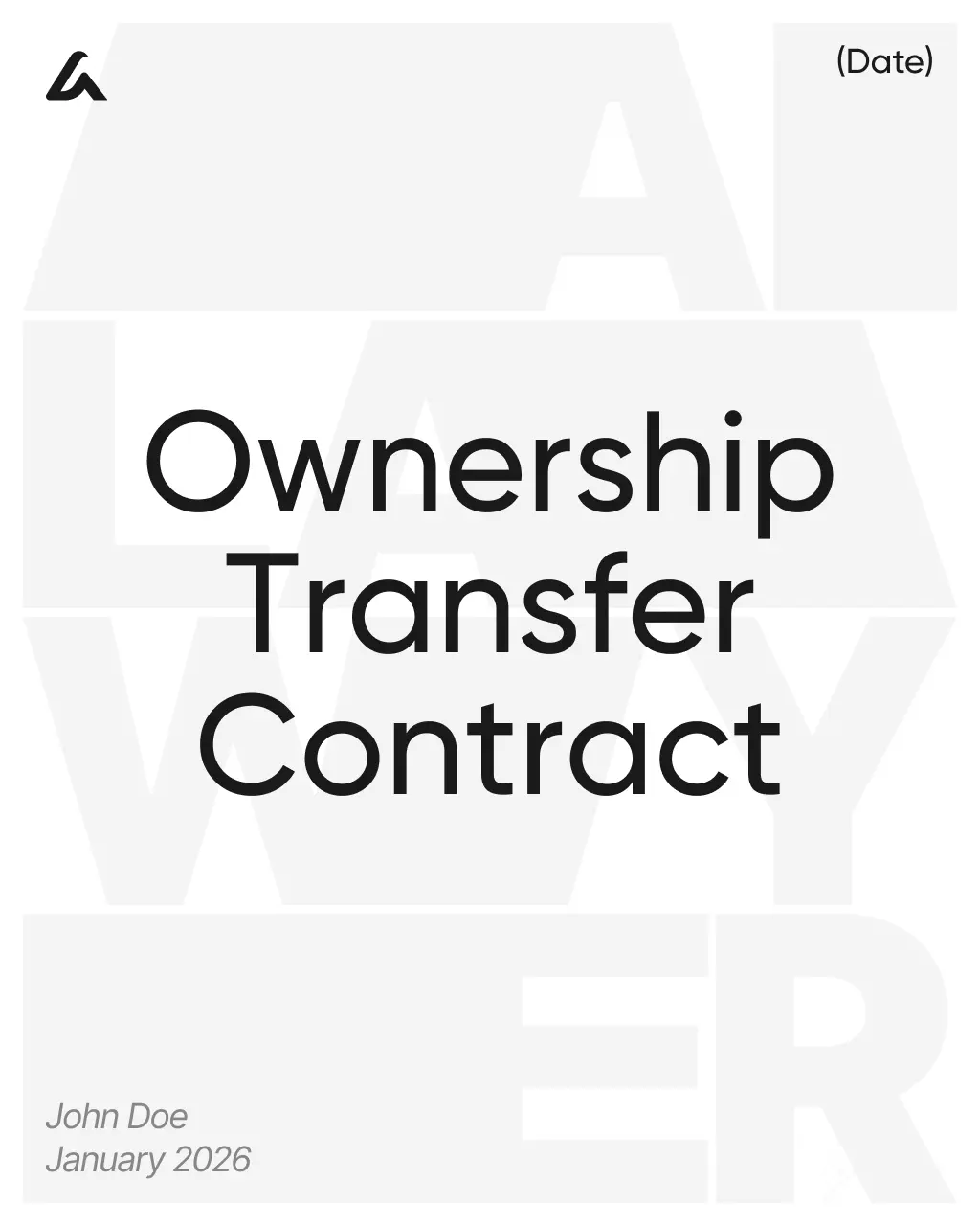 Ownership Transfer Contract