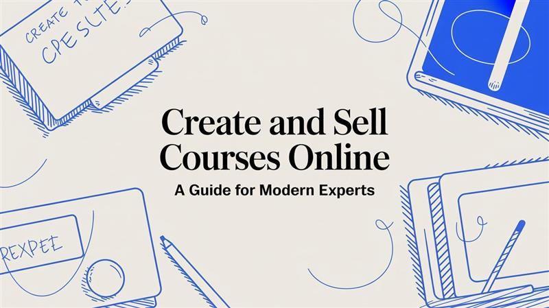 create and sell courses online
