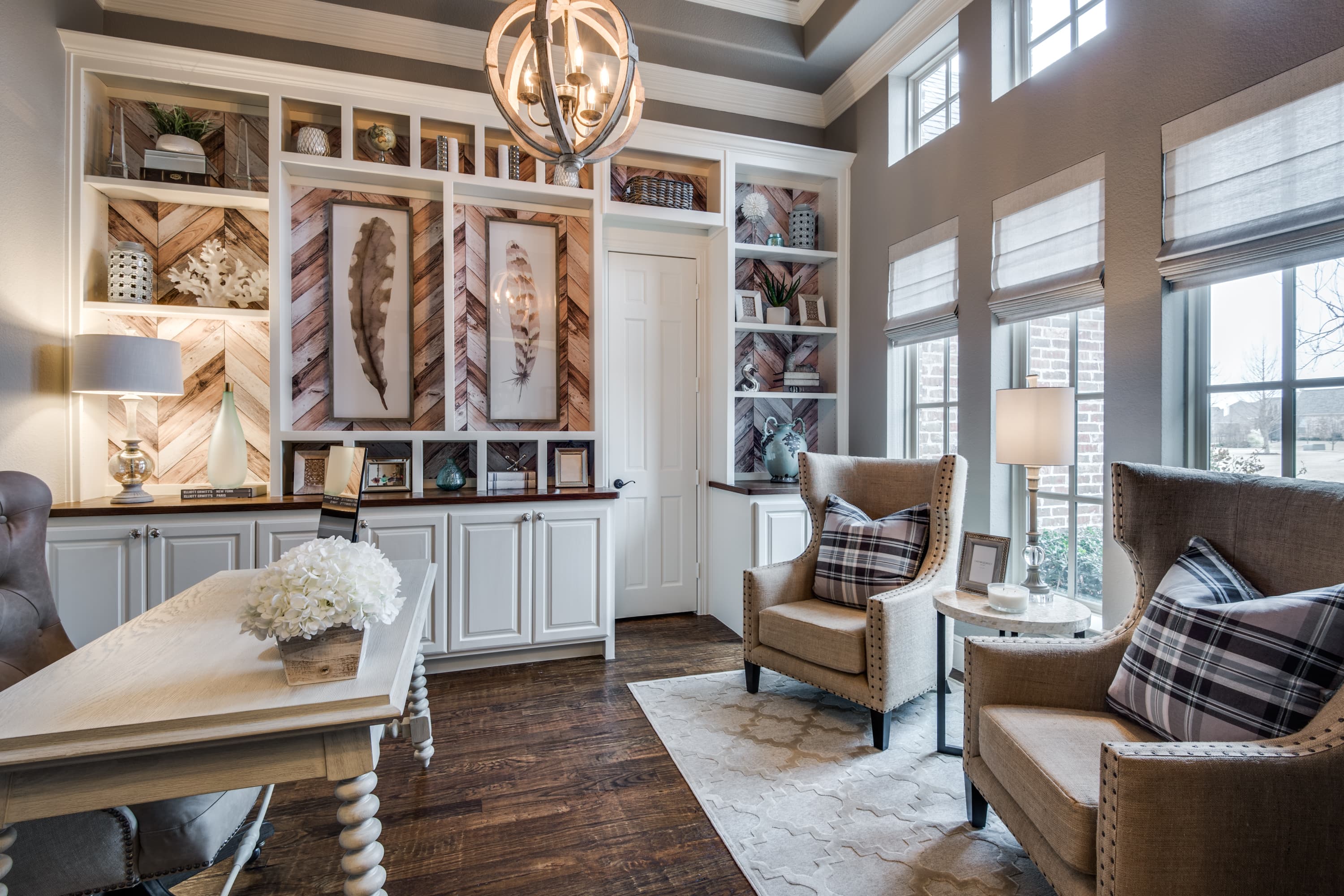 luxury home office remodel