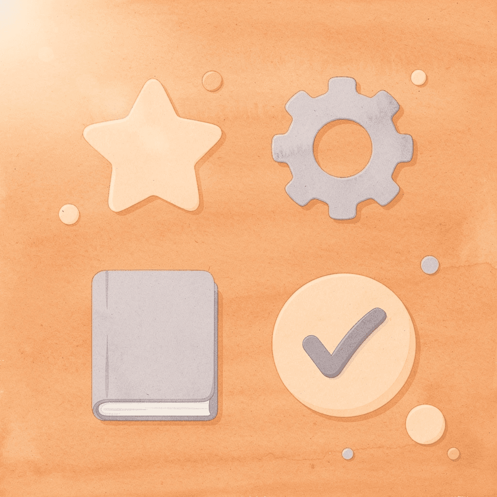  Four icons representing main technical SEO issues