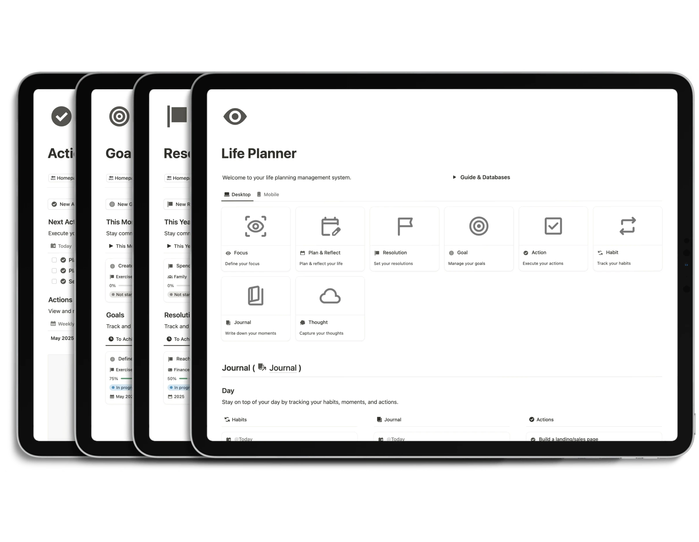 Notion Life Planner - 12+ Templates