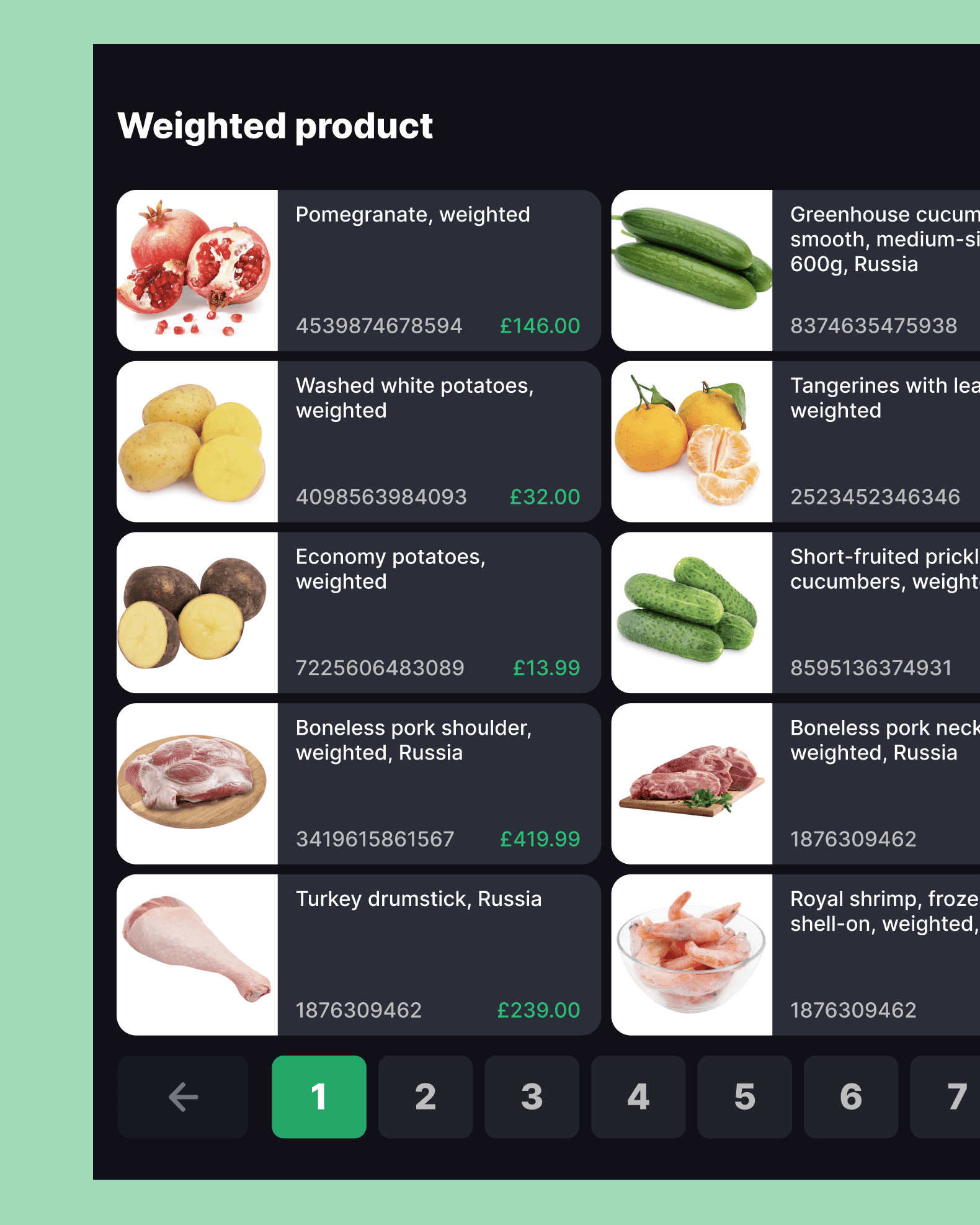POS UXUI Interface