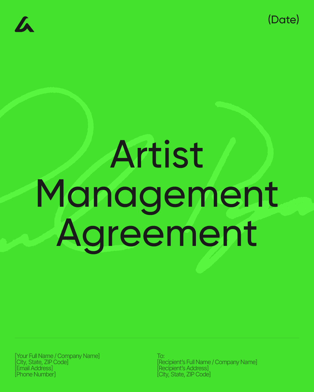 Artist Management Agreement