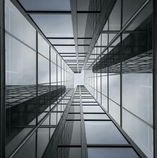 Office buildings in Kyiv, where half of new foreign-owned companies register, illustrating market entry in Ukraine