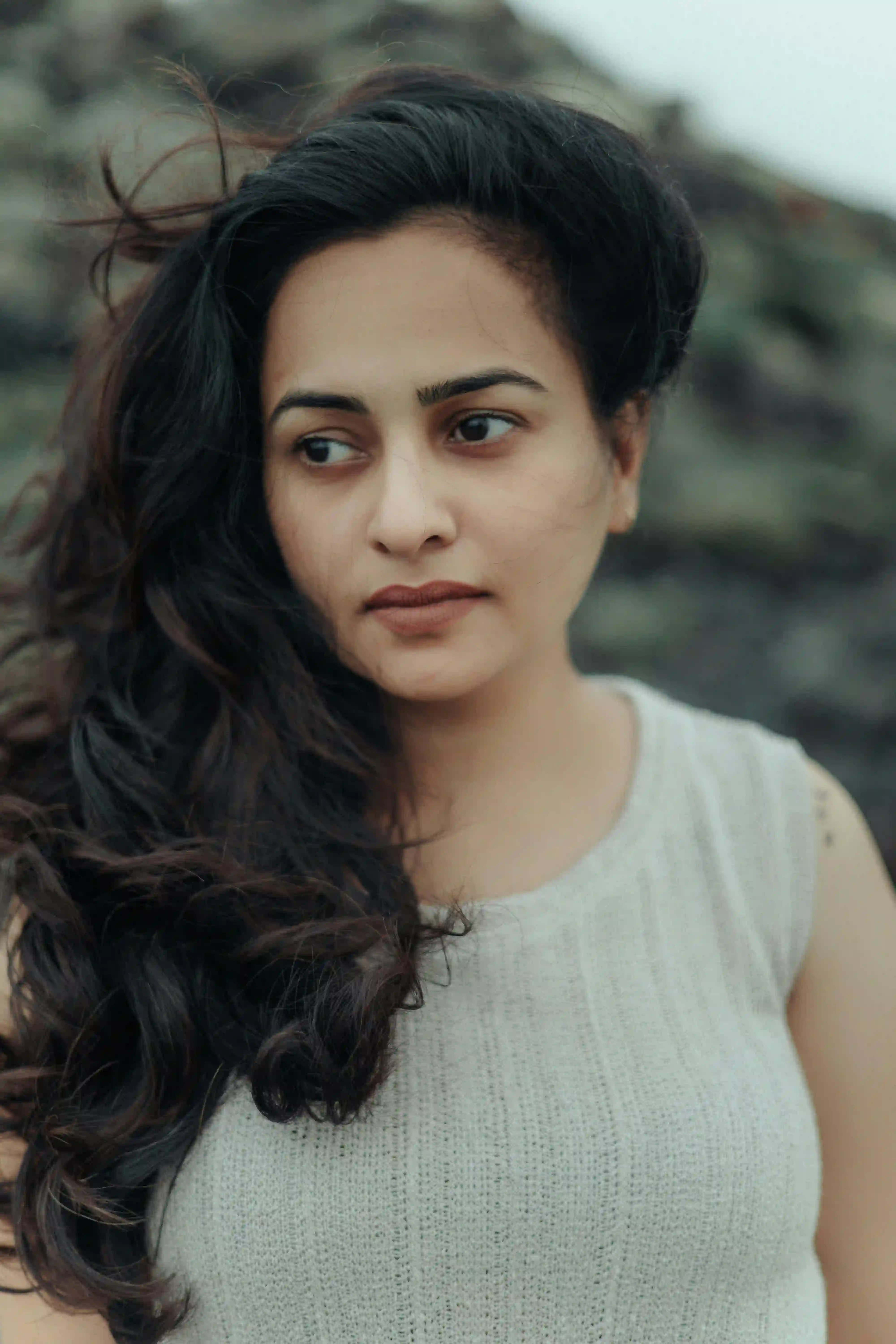 closeup photography of woman smiling