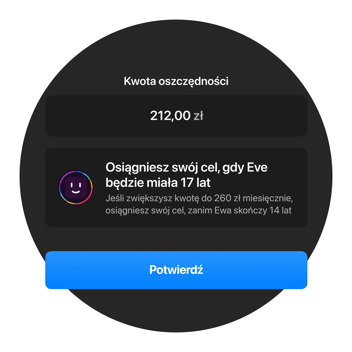 Komunikat z pytaniem o Twoje doświadczenia z grą, z stylizowanym interfejsem i niebieskim przyciskiem.