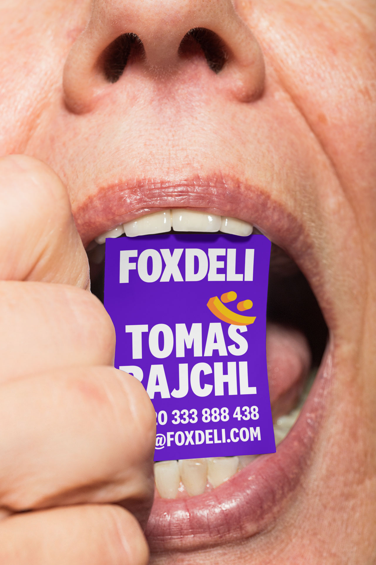Foxdeli business card design