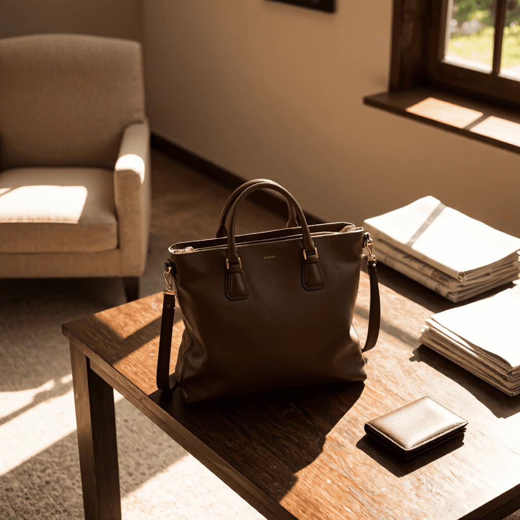 product photography of handbag