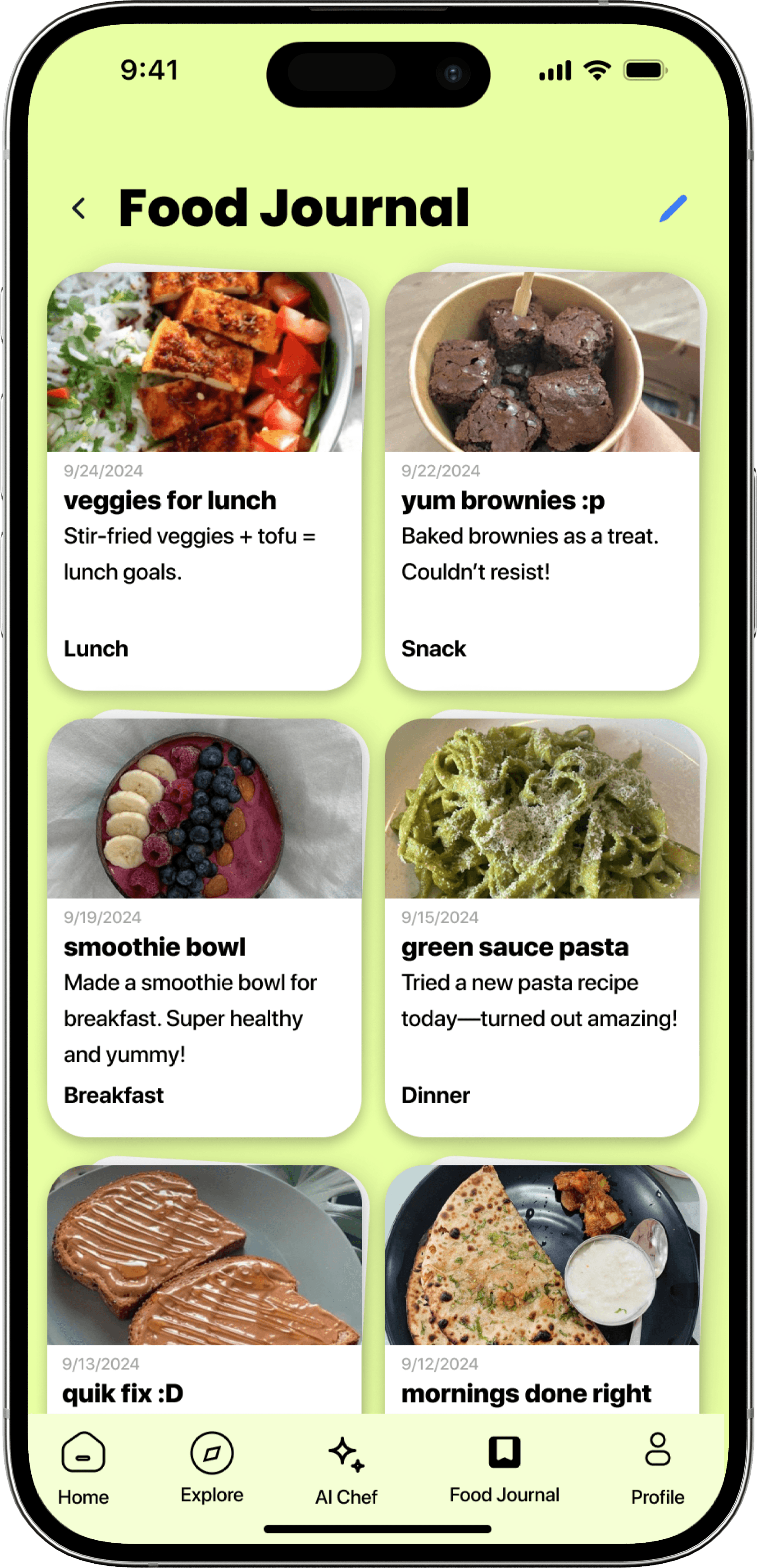 Half Plate is a mobile app crafted to simplify meal planning for college students. It features personalized recipes, an interactive cooking mode, a food journal, and a smart shopping list tailored to servings. Designed with a user-first approach, Half Plate emphasizes accessibility, engagement, and usability, addressing the need for quick, nutritious, and budget-friendly meals. The project showcases my ability to create a cohesive, visually appealing experience that meets a targeted demographic's unique needs.