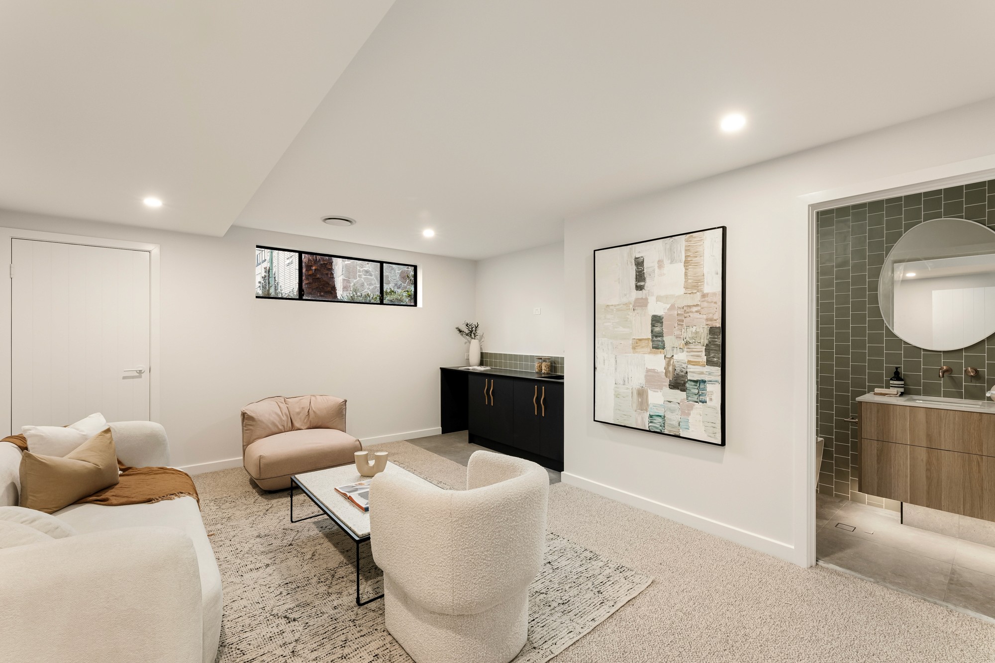 Living area in Arthur Townhouse in Teneriffe