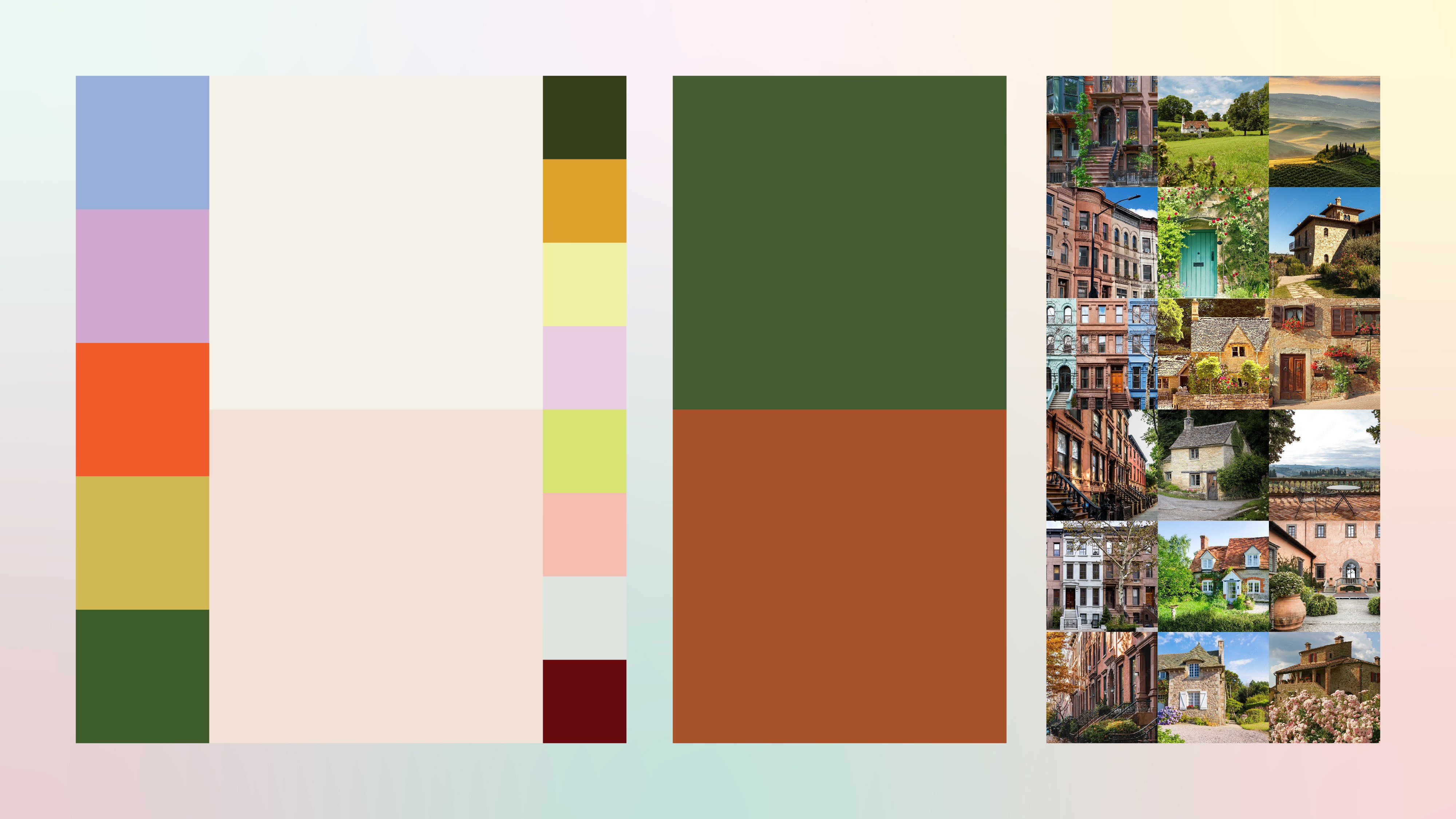 Primary palette   An easier-on-the-eyes version of the “computer blue” being the featured color. Striking in both digital and physical spaces.