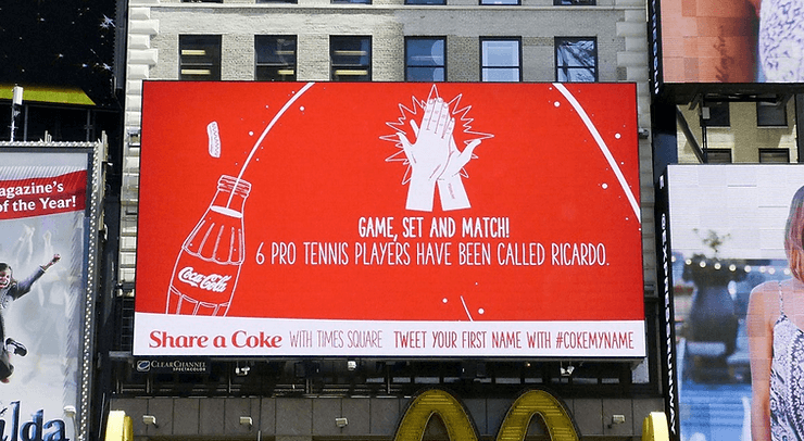 Cola-Cola's DOOH Campaigns