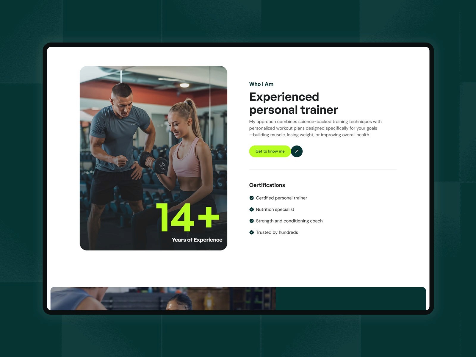 FitCoach — 现代专业教育培训网站设计灵感