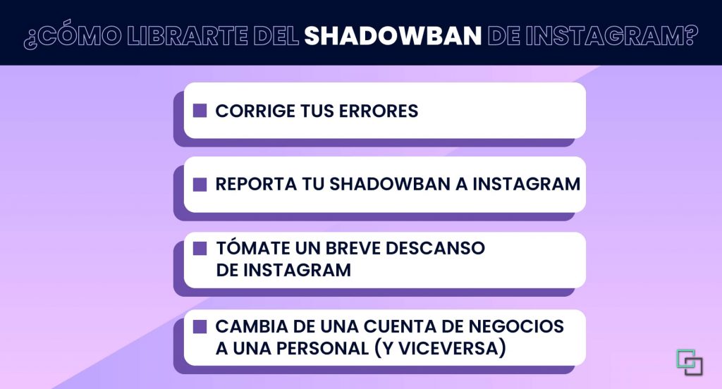 como evitar el shadowban