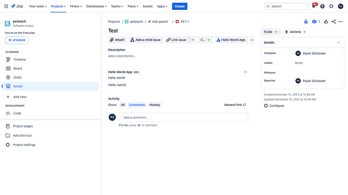 Examplo of how the app should look like