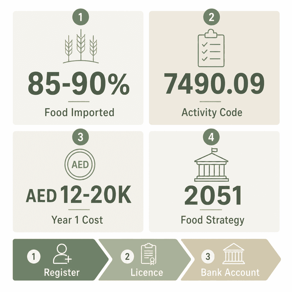 Infographic: Start a Agronomy Consulting Business in Dubai