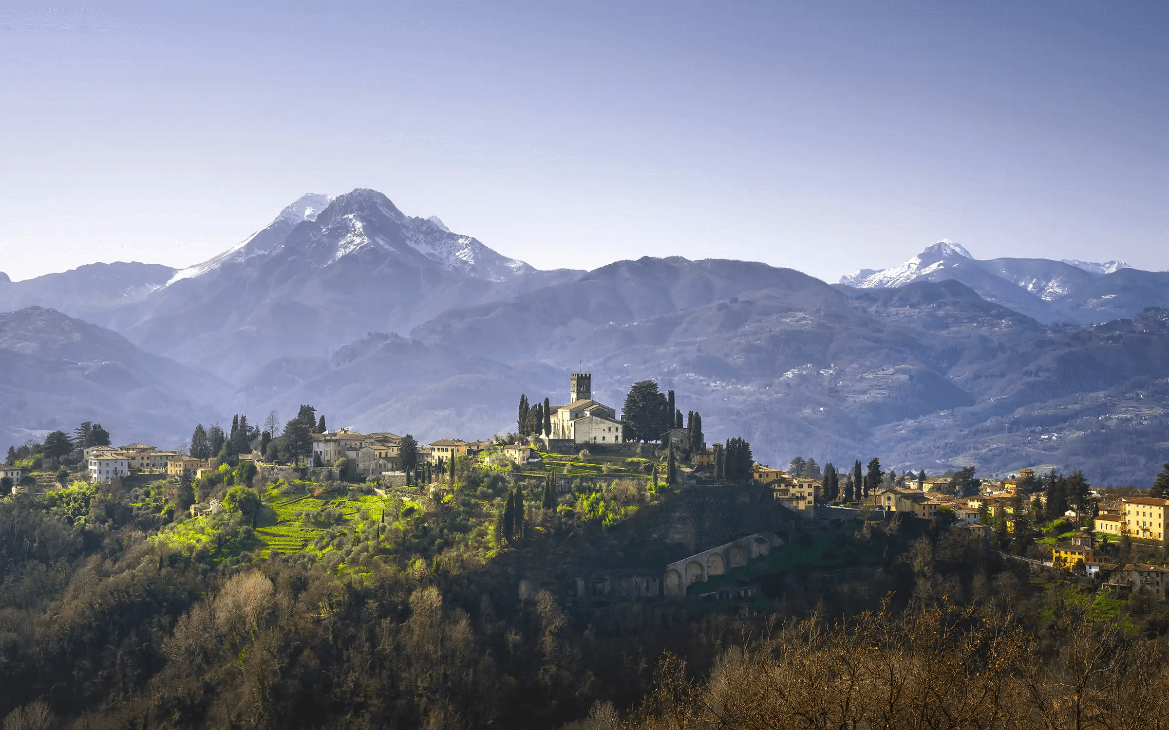 Hike & Camp; Bike i Cinque Terre och Toscana