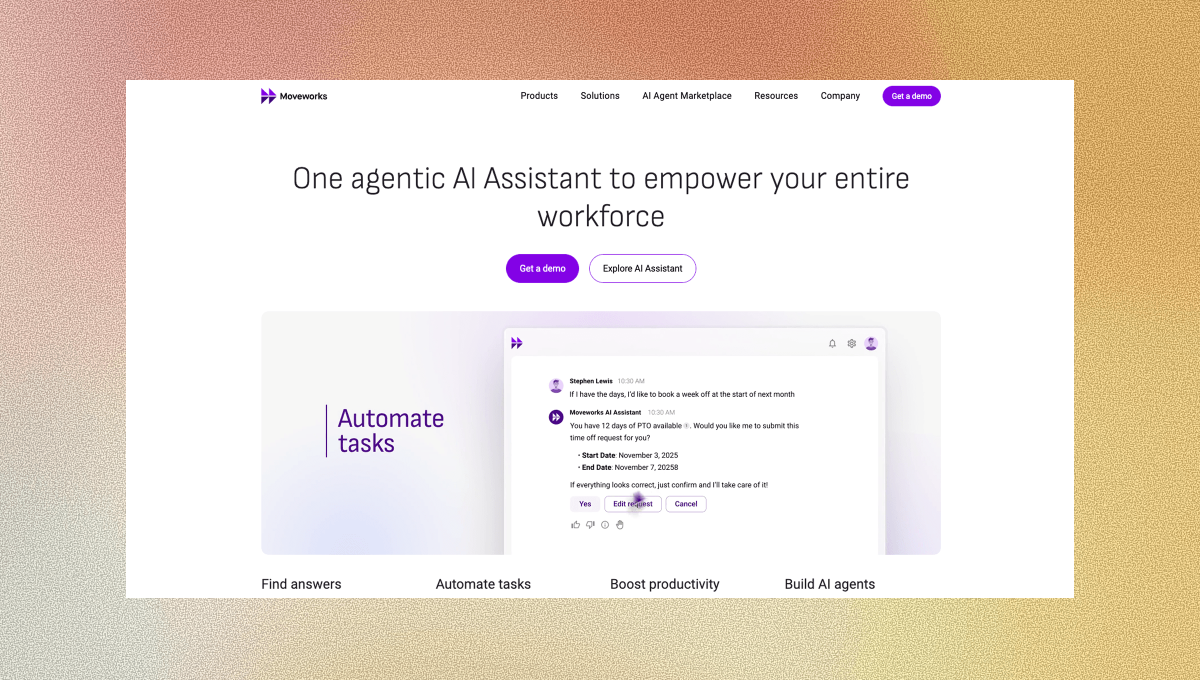 What Moveworks Offers: AI-Native Employee Support