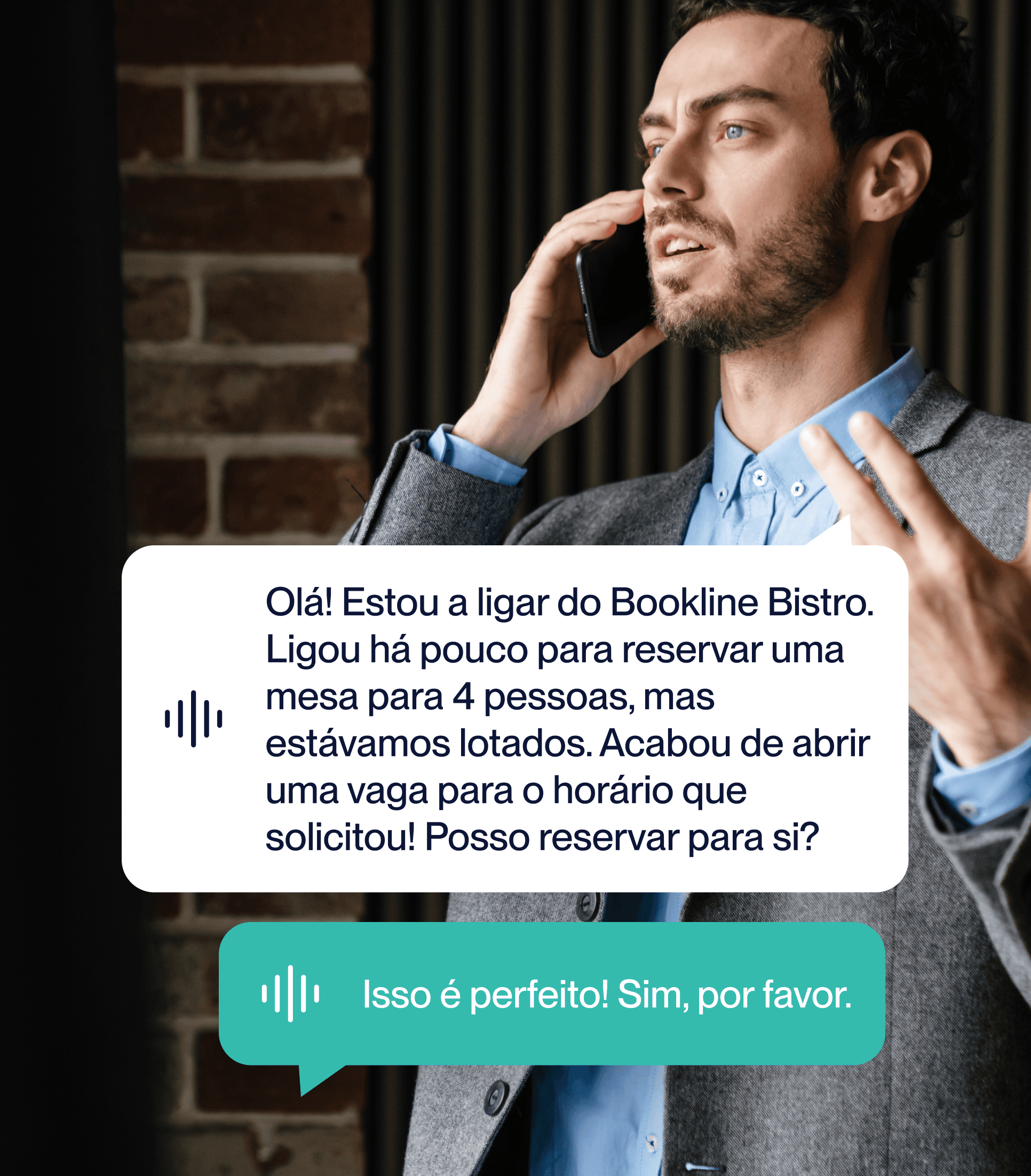 Man talking on the phone