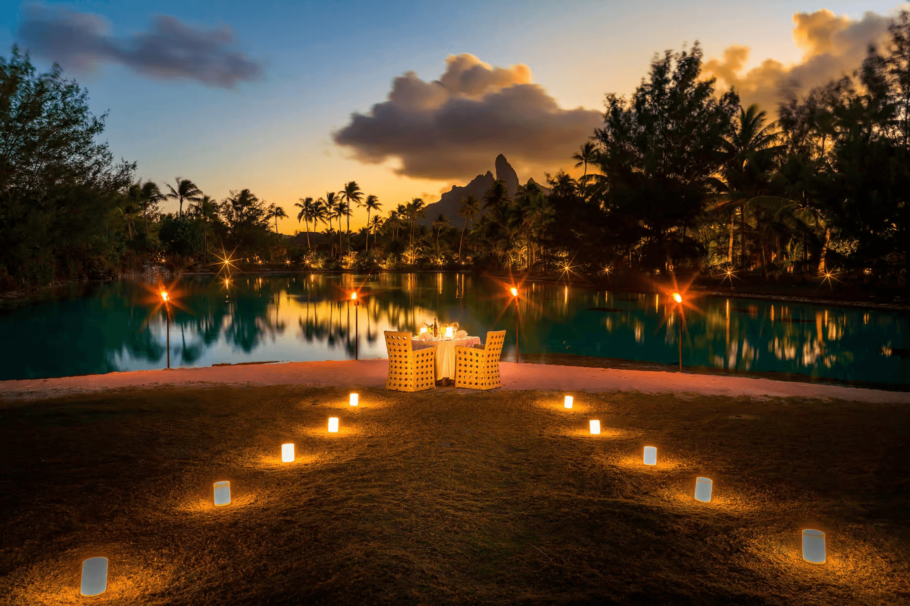 Sunset and Dinner Bora Bora