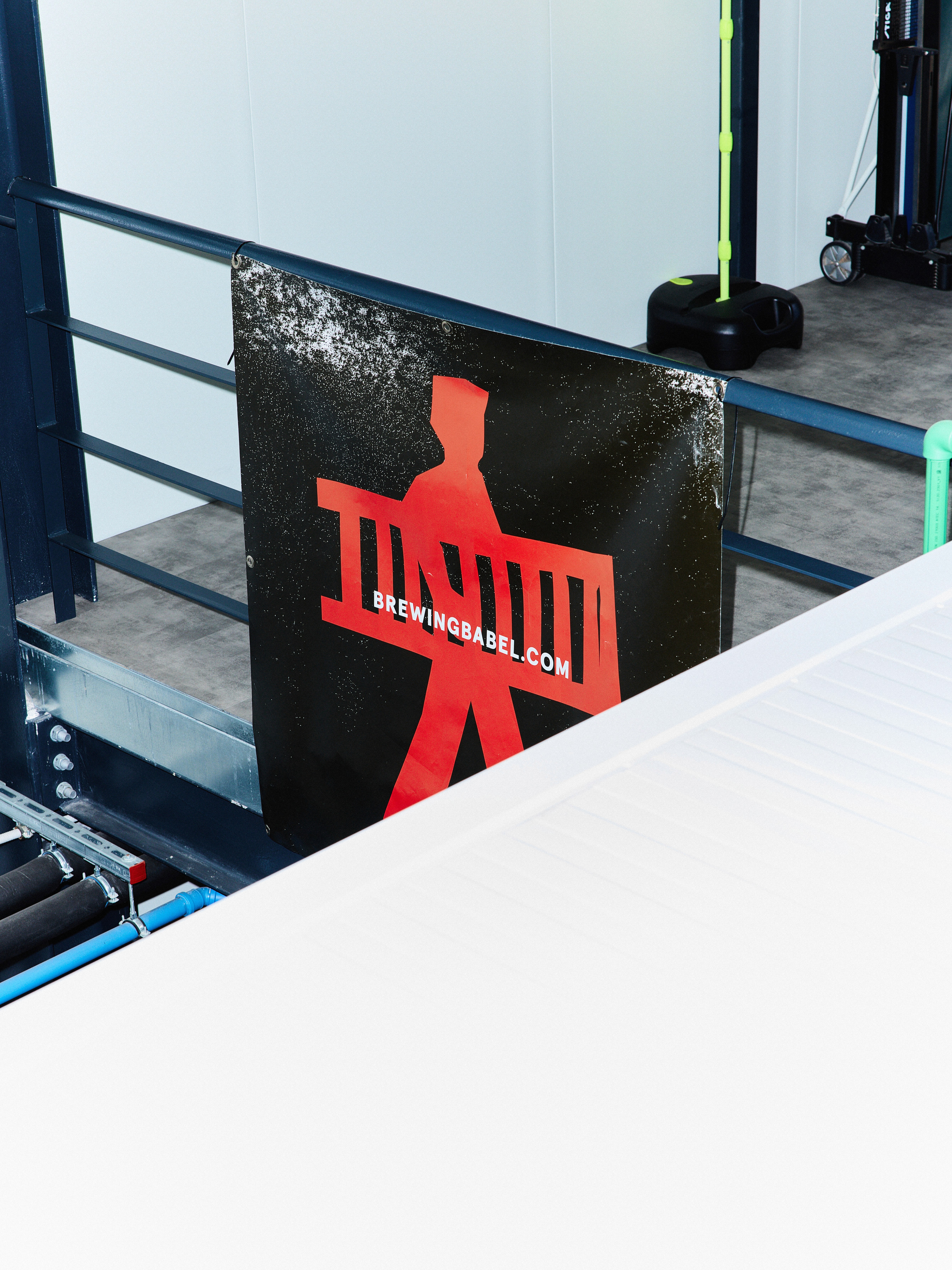 Minimalist coffee can design in hand – black and white packaging with bold typography