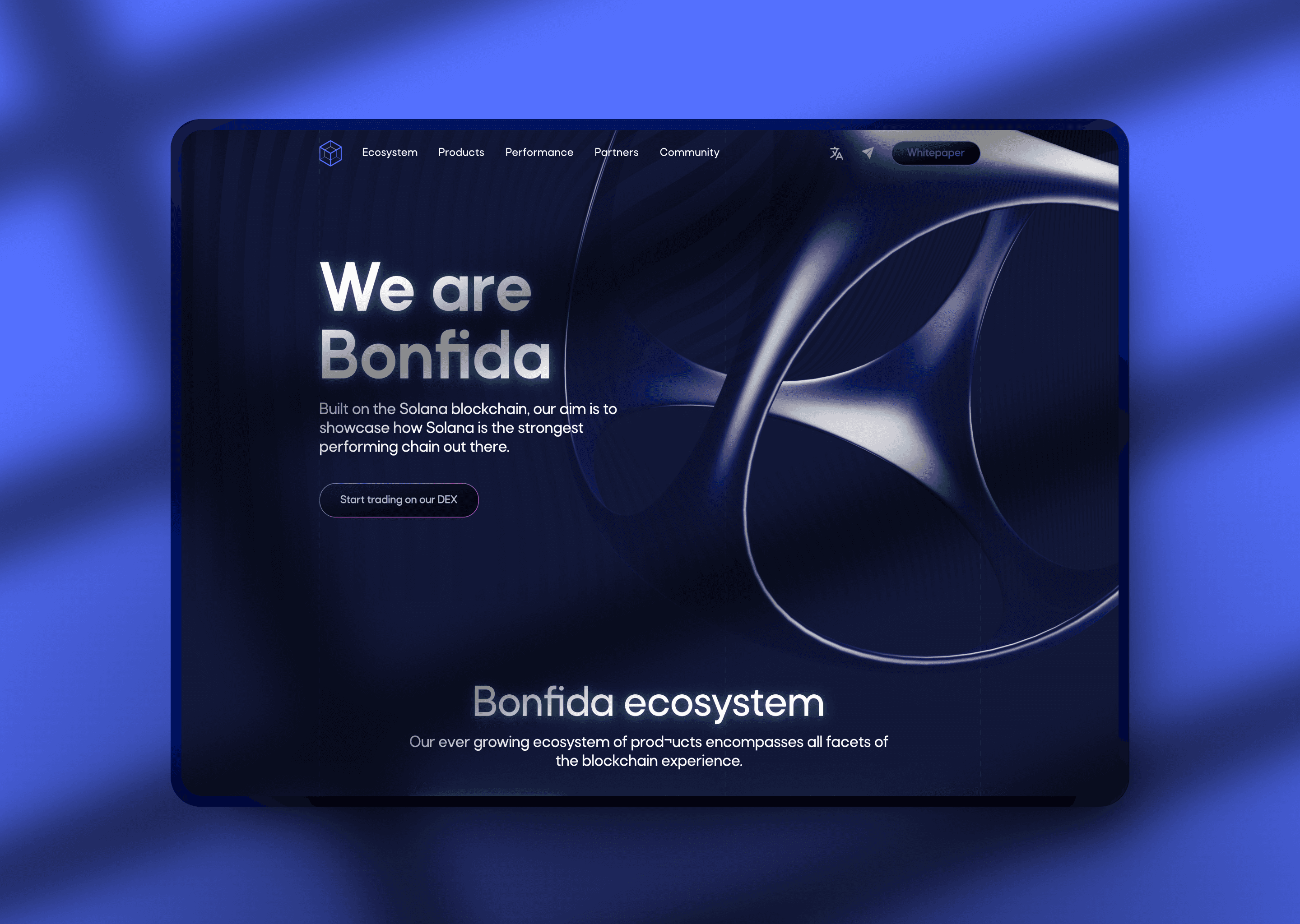 Bonfida homepage