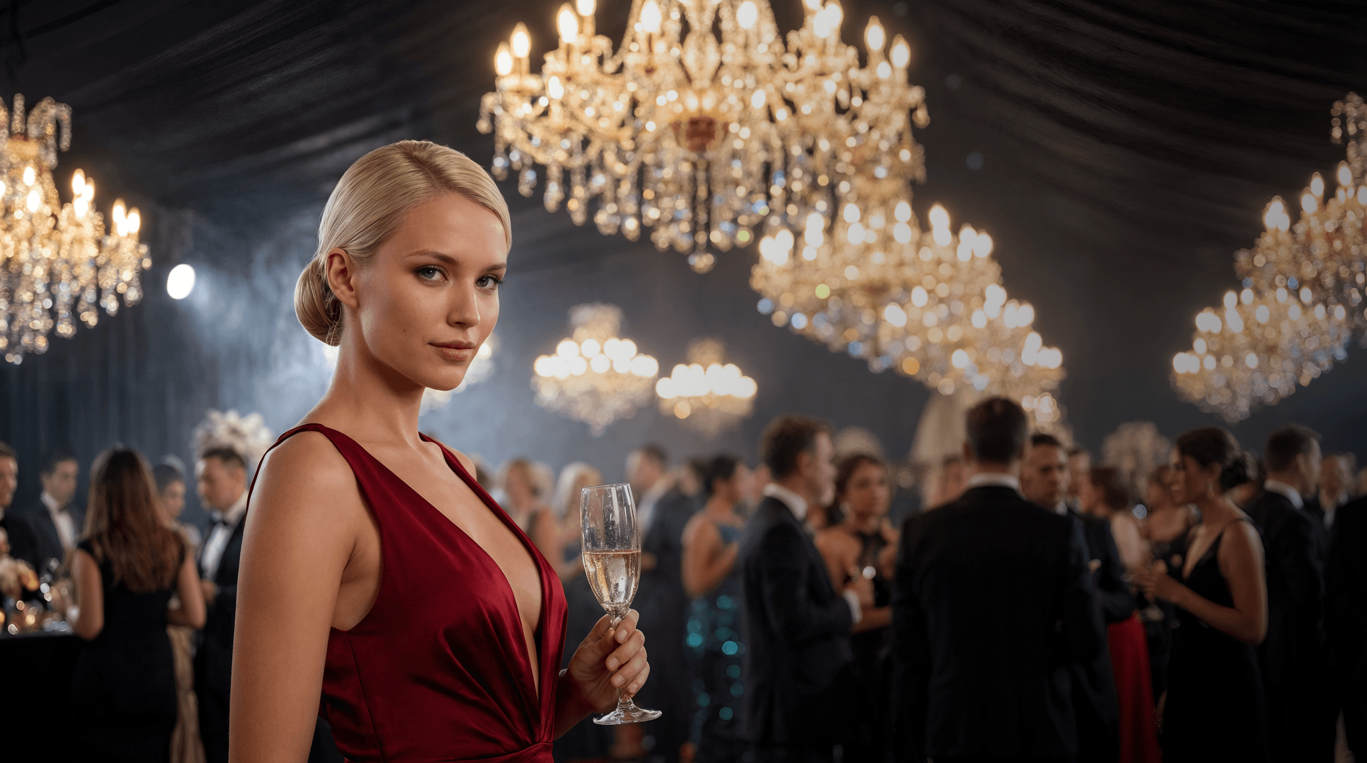 Blurred black&white background