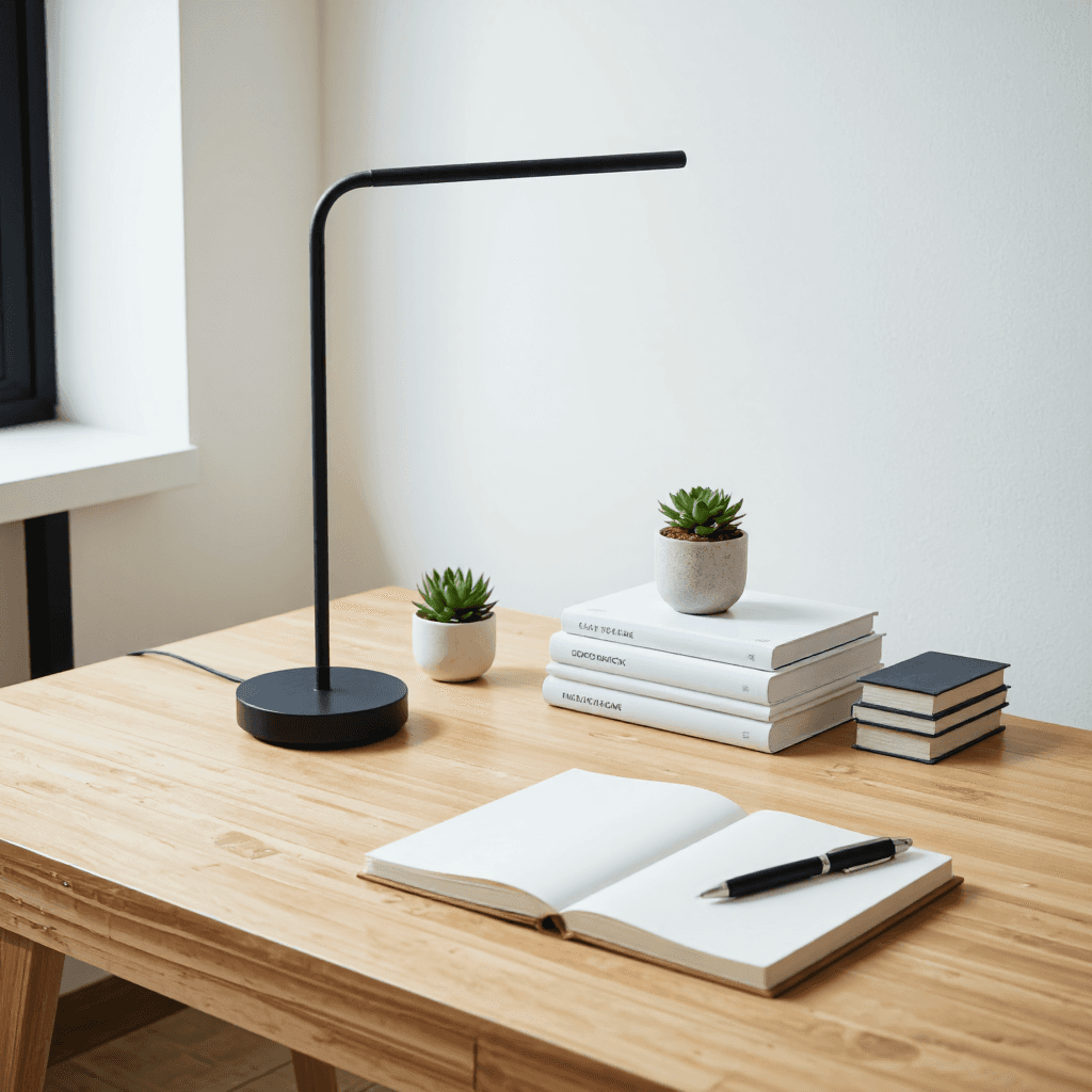 product photography of table lamp