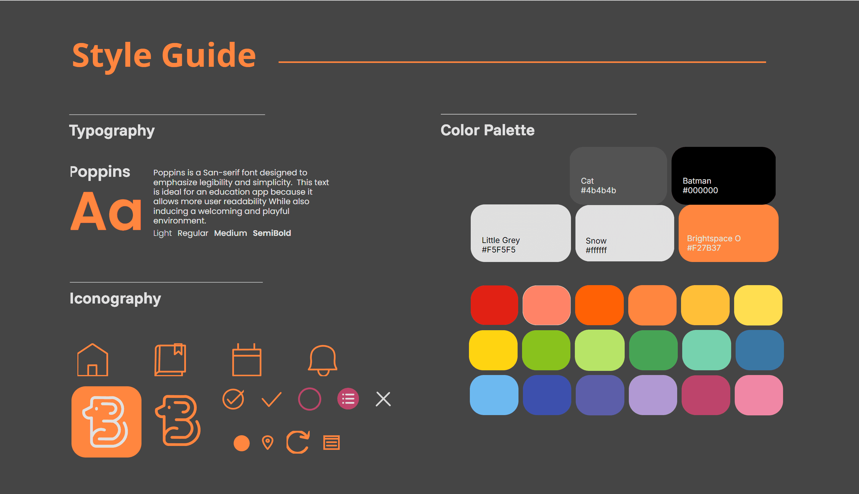 Brightspace style guide