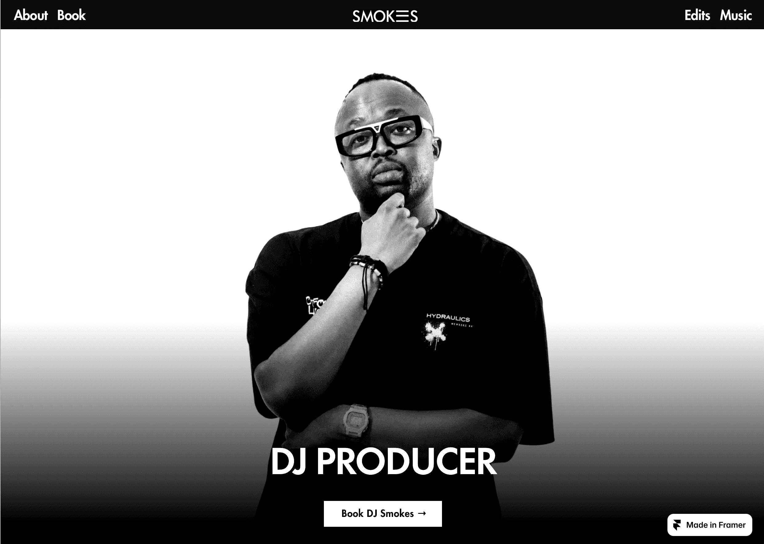 Media and entertainment company website showing its booking, music and digital product experience.