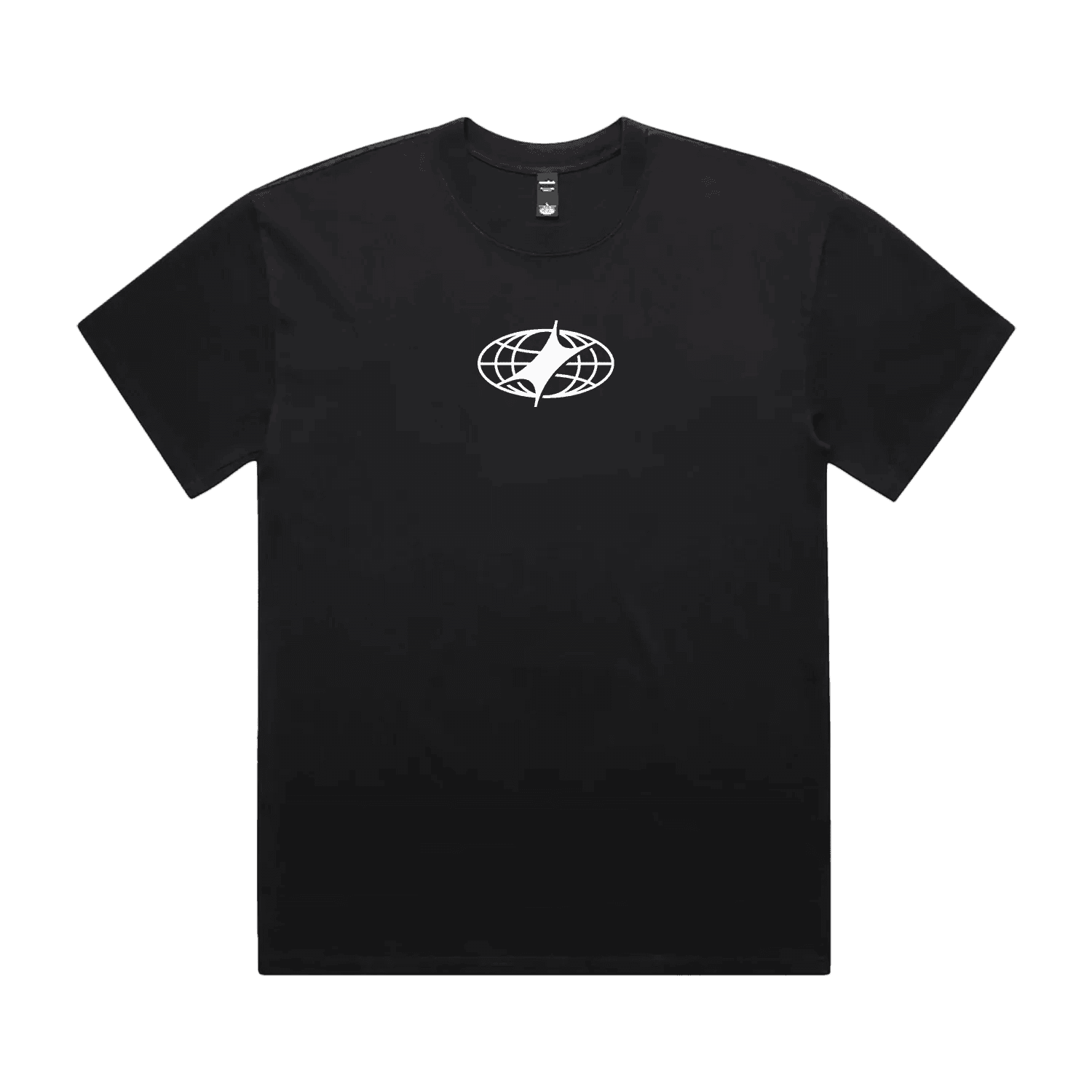 Faded Black front flat lay