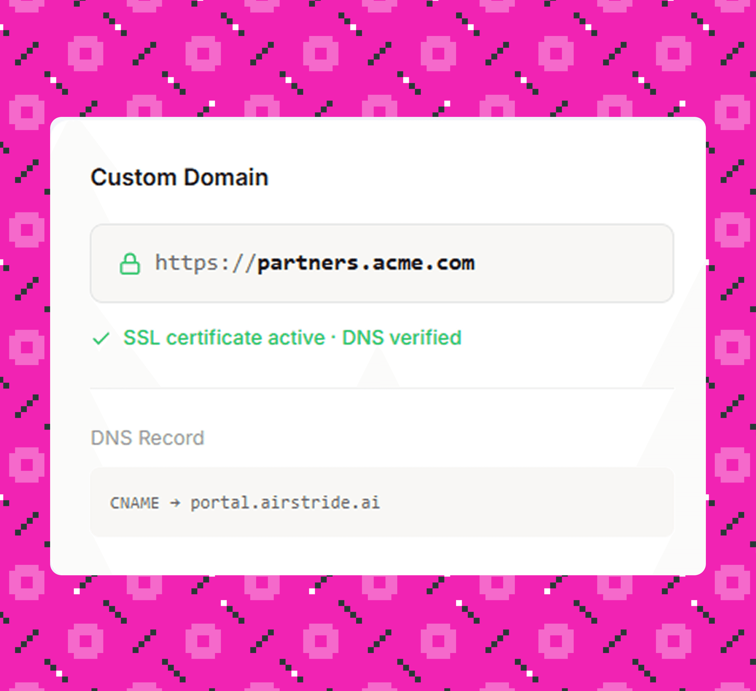 Airstride Whitelabelling.