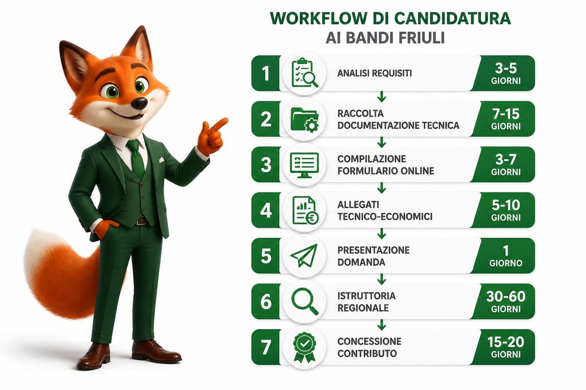 Processo candidatura bandi Friuli