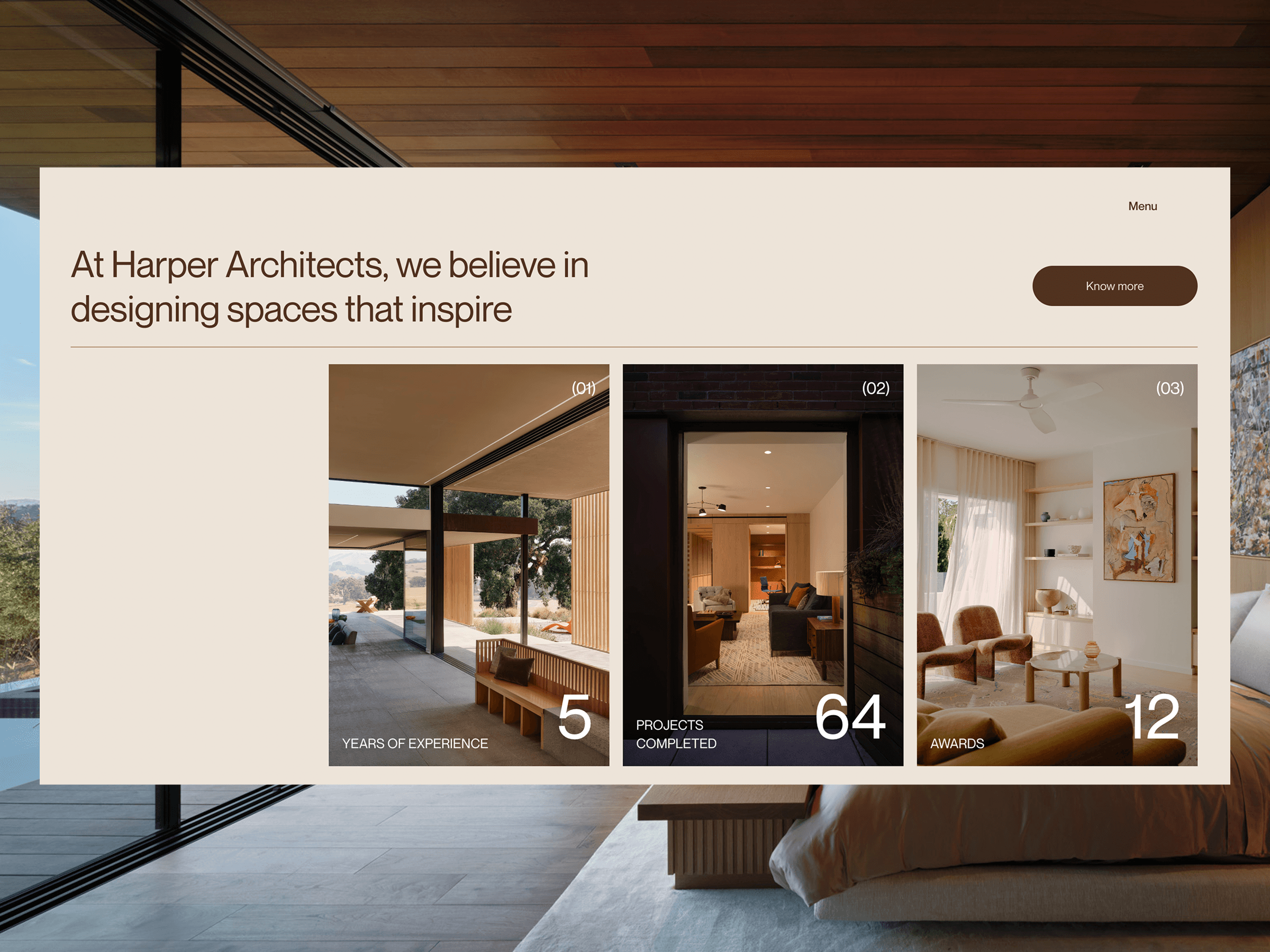 harper - Portfolio template made in framer