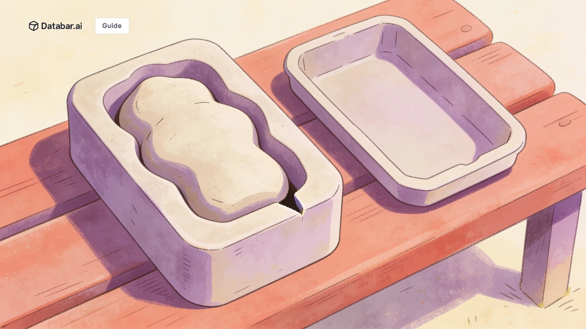 Validating cold email offers, illustrated as a cast shape resting in a mould, close along most of the edge but leaving a gap at one corner